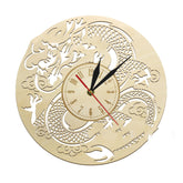 Modeling Wall Clock Modern Chinese Dragon Art Wall Decoration Wall Clock